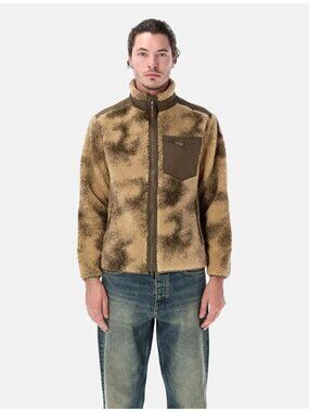 Corridor Deep Pile Dleece Double Zip Jacket Small